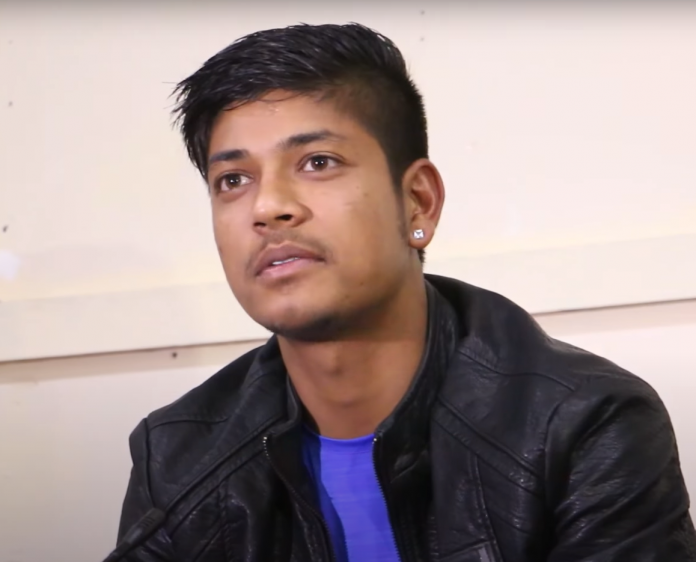 Sandeep Lamichhane in 2018