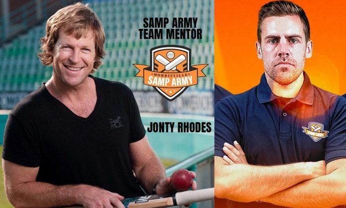 news 1 Abu Dhabi T10 SAMP Army team has added Jonty Rhodes as a Mentor.