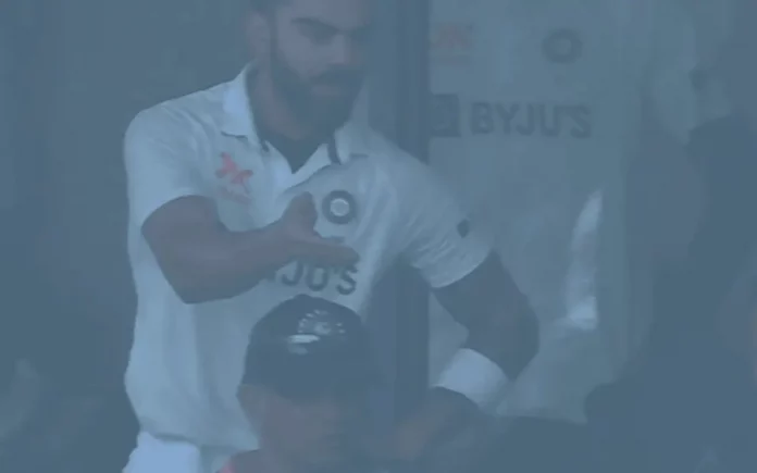 IND vs AUS Virat Kohli is stunned after seeing a replay of his controversial dismissal and his reaction goes viral.