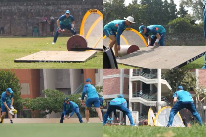 On India tour Australia turn to JUGAD use rollers football and a steel board for UNIQUE fielding drills.