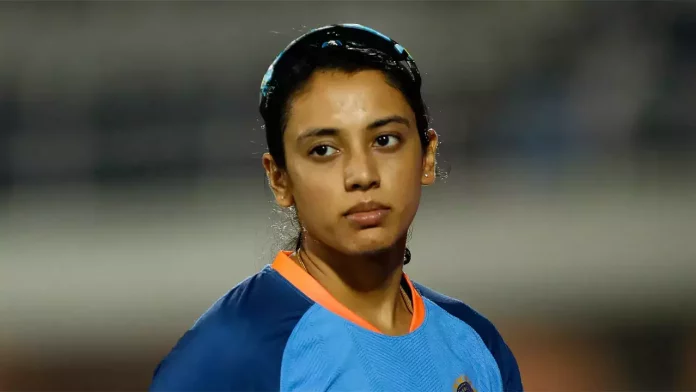 Smriti Mandhana injured her left middle finger while fielding against Australia in a warm up match on Monday.