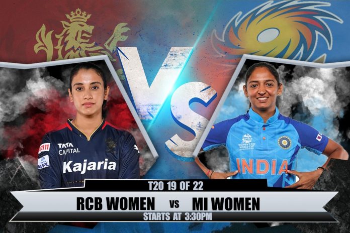 Royal Challengers Bangalore Women vs Mumbai Indians Women Match-18th