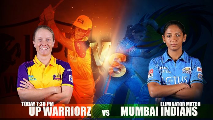 Mumbai Indians Women vs UP Warriors Women - Eliminator Match