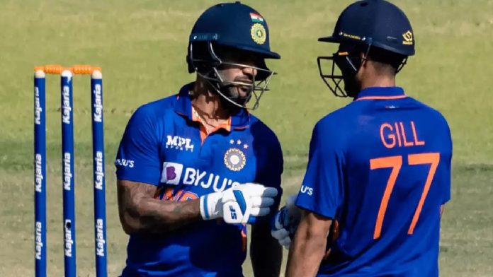 shikhar dhawan replaced by Shubman Gill