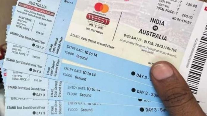 tickets India vs Australia