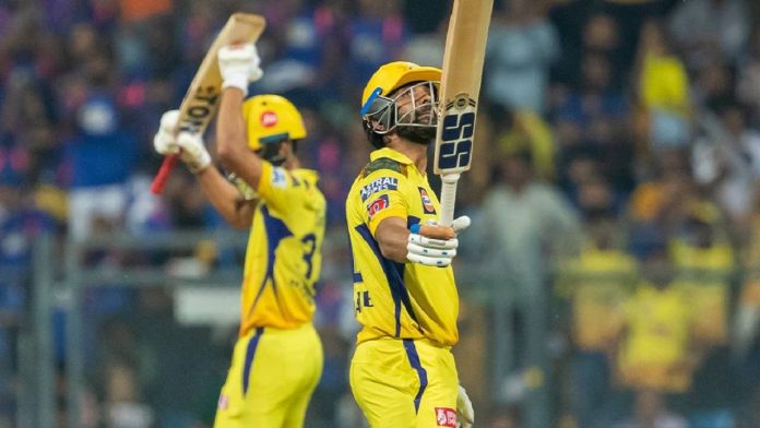 Against the Mumbai Indians, Rahane and Jadeja lead Chennai Super Kings to a 7-wicket victory