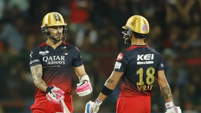 Virat Kohli and Faf du Plessis each score 50 to help Bangalore defeat Mumbai