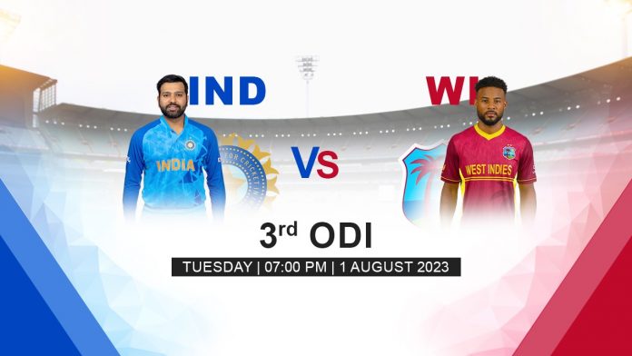 India Tour of West Indies 2023, India vs West Indies, 3rd ODI Match, Prediction, Pitch Report, Playing XI