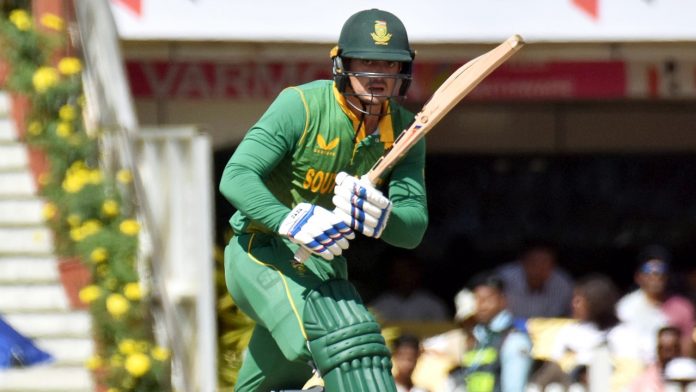 Quinton De Kock, 30, of South Africa, will retire from one-day internationals after the ICC World Cup in India in 2023