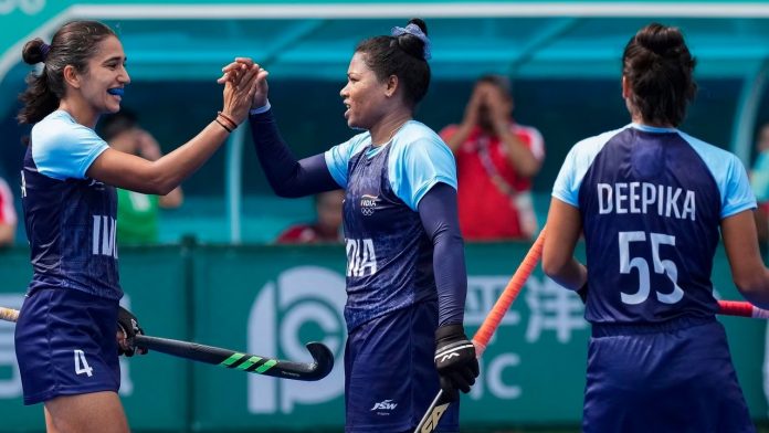 Asian Games 2023: India advances to the women's hockey semifinals thanks to hat-tricks from Vandana, Deep Grace, and Deepika