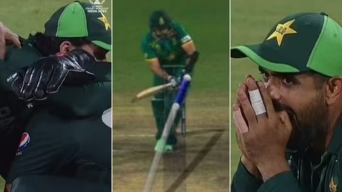 Cricket players from Pakistan were devastated by the outcome of their DRS appeal against South Africa at the 2023 Cricket World Cup