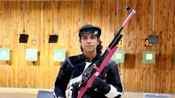 Shriyanka Sadangi, an Indian shooter, wins an Olympic quota and places fourth in the Asian Shooting Championship