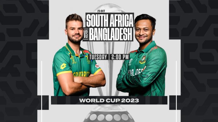 ICC World Cup 2023, Bangladesh vs South Africa, 23rd ODI match, Prediction, Pitch Report, Playing XI