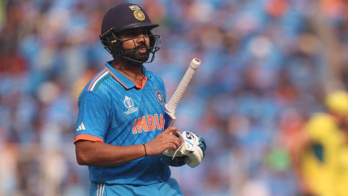 As India leads Australia in the World Cup final of cricket, Rohit realises a lifelong 