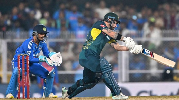 Australia's outstanding effort by Glenn Maxwell helped them defeat India by five wickets