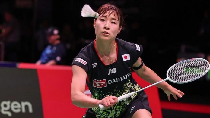 Nozomi Okuhara, a Japanese badminton star