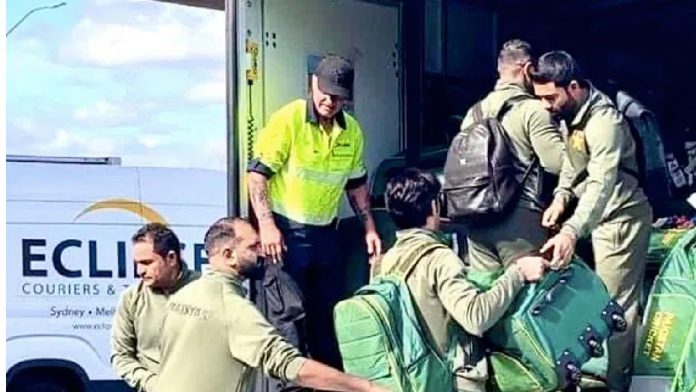 Pakistan Cricket Team Stars Loading Luggage In Truck Video went viral. Internet Reacts