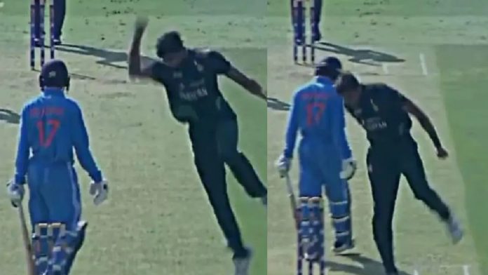 Watch: U19 Star of India Falls To Freakiest Dismissal As Pakistan Players Can't Believe Their Luck In Asia Cup Clash