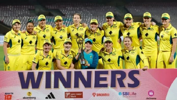 Australia wins the series 2-1 with a 7-wicket victory over India