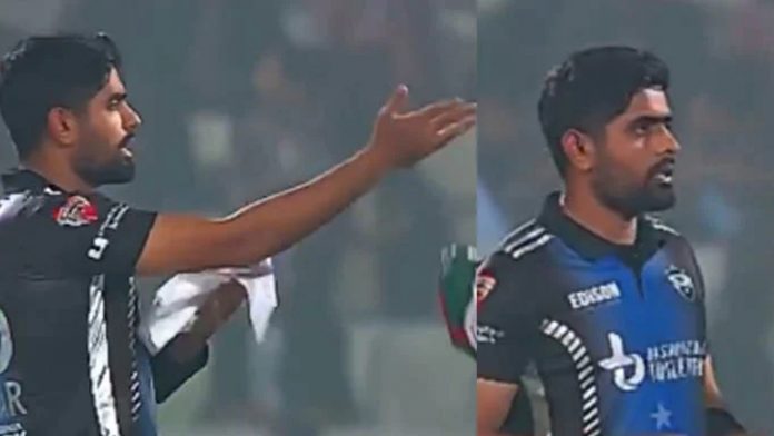 Watch: Babar Azam gets angry with the other wicketkeeper in the 2024 BPL