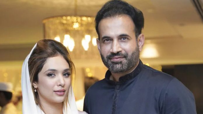 On their eighth marriage anniversary, Irfan Pathan reveals his wife Safa Baig's face. Picture Goes Viral