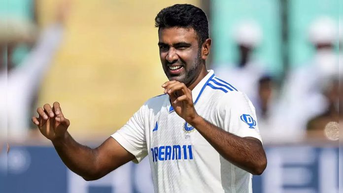 Ravichandran Ashwin, a bowler for Team India, becomes the first Indian spinner reach 100 wickets against England