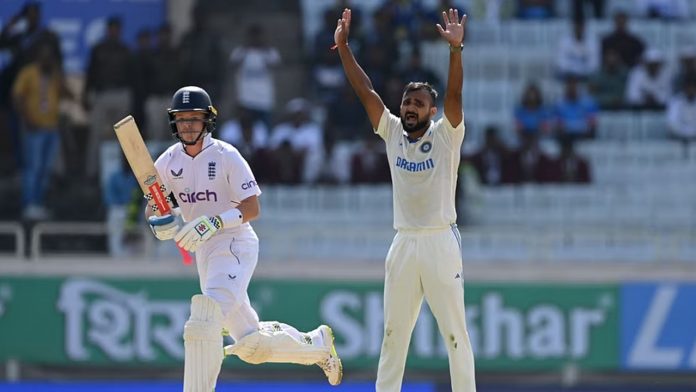 Watch: England Star's Stumps are Sending India's Debutant Akash Deep Cartwheeling, But Batter Is Still in
