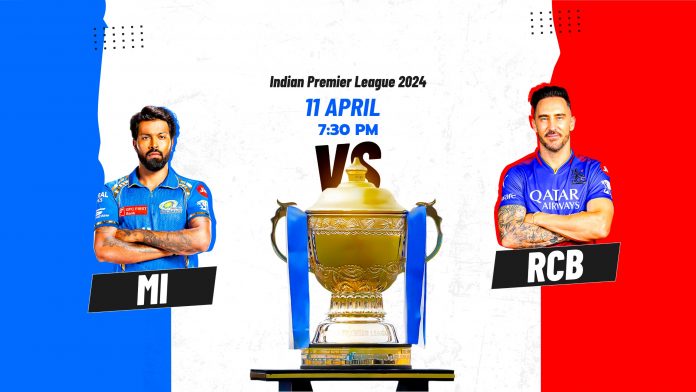 IPL 2024, MI vs RCB, 25th T20 match, Prediction, Pitch Report, Playing XI