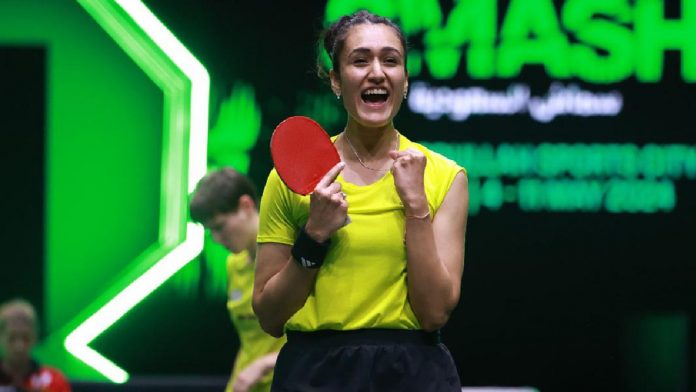 Manika Batra defeats World No. 14 to go to the WTT Grand Smash Event quarterfinals